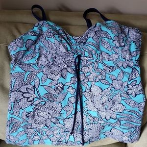 womens lands end swim top